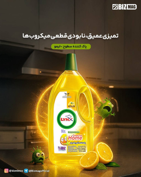 تمیزکننده قوی سطوح آشپزخانه برند لینکس