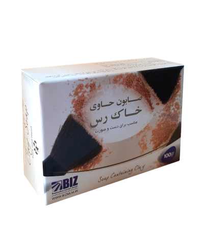 صابون دست و صورت خاک رس بیز | قالب ۱۰۰گرمی کنترل جوش و منافذ باز پوست